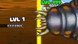 EVOLUTION OF WORM TO EAT ALL LIVING THINGS IN GAME EFFING WORMS!