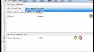 Message processing rules in TrulyMail