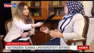 Kadriye Odabaş, 50 yaşından sonra üniversiteyi bitirdi