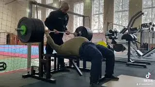 Жим лежа 145кг!!!