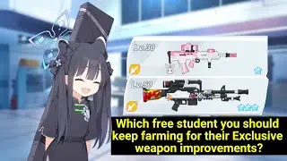 [Blue Archive] Exclusive Weapon priority (Free units)