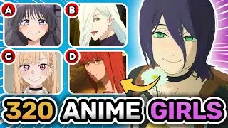 🔥Guess the Anime by 4 Anime GIRLS | Part 2 🔊 Anime Quiz