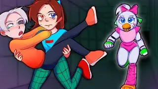 😱ПОБЕГ ОТ АНИМАТРОНИКА ЧИКИ! Фласка и Скретч
