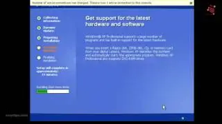 Guide how to install Windows XP SP3