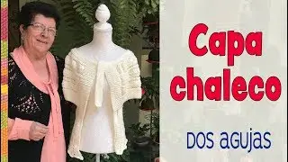 Seamless knitted vest ir cape for women / Tejiendo Peru