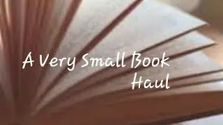 Micro Book Haul 2018| My first book haul