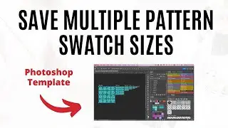 Save Multiple Sizes of Your Pattern for Spoonflower with this Template