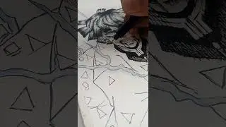 drawing zenitsu from kny #shorts