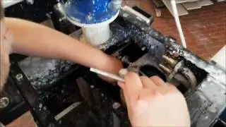 POLISHING LINE FOR OIL BUFFING - WET POLISHING
