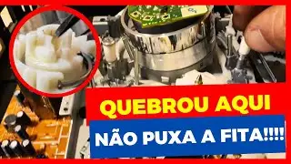 VIDEO CASSETE NÃO PUXA A FITA  ATÉ O FIM