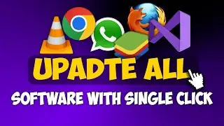 UPDATE ALL SOFTWARE USING CMD || UPDATE ALL SOFTWARE WITH A SINGLE CLICK