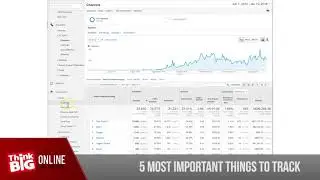 5 Most Important Things to Track in GA