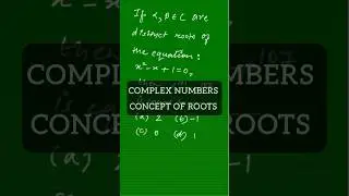 Complex Numbers | Concept of Roots| #jee #cuet #iit