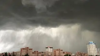 OMG, Rain Clouds! ASMR. Страшно красивые тучи. Звук дождя и грома #asmr #rain
