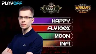 Warcraft All-Star League: Плей-Офф | Happy - Fly100%; Moon - Infi: Warcraft 3 Reforged | Патч 1.36.1