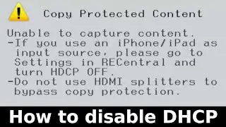 How to bypass HDCP copy protected content warning on Windows?