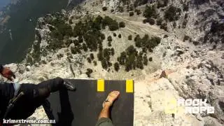 International ropejumping, скала Ай-Петри