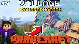 I transformed a Village Minecraft | Paracraft S3 EP 3
