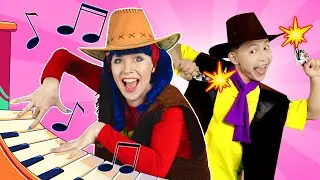 The Cowboy Dance 🤠 | Nursery Rhymes and Kids Songs | Dominoki