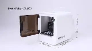 KOKONI EC2 Smart 3D Printer with Built-in Camera for Easy Portrait Stereogram Modeling