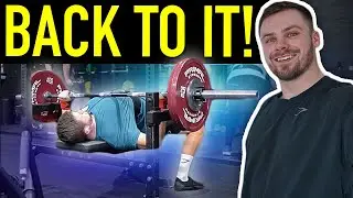 BACK ON PROGRAM!! | FLAT BENCH AND PAUSED DEADLIFT SESSION...