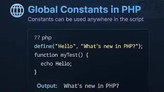 “PHP Constants Explained | constant() vs define() | Full Guide for Beginners (2025 Update)”
