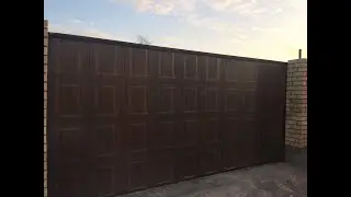 Обзор самые красивые откатные ворота самостоятельно изготовленные за 3 дня
