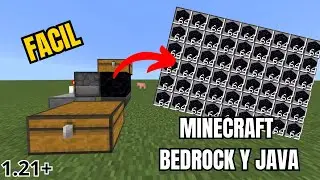 Granja de OBSIDIANA AUTOMATICA para Minecraft Bedrock y Java 1.21