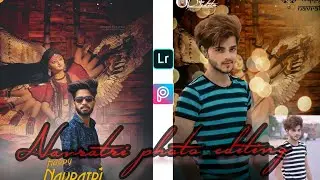 Navratri Special Photo💥 Editing in picsart || Durga Puja Photo Editing Tutorial ||Bikibbm01