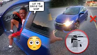 Testing My Little Brother's Driving Skills on the Road *JUST GOT HIS LICENSE*