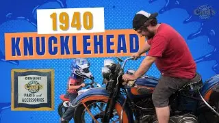 Check out this stunning 1940 Harley-Davidson Knucklehead 