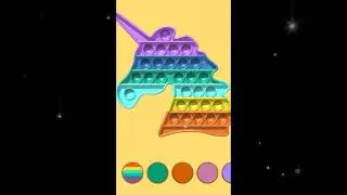 pop it kuda poni 💕 pop it rainbow 💕 hare hare ya