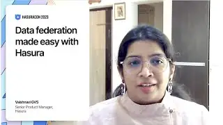 Data federation made easy with Hasura