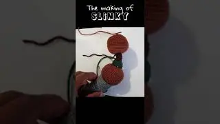 Me making Slinky from #toystory #crochet #amigurumi #tutorial #crochetpattern #shorts Epidemicsound