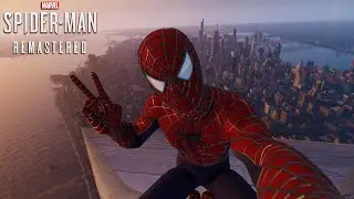 Spider-Man Remastered PC - Webbed Suit Beautiful Sunset Free Roam & Combat (1440p 60FPS) | RTX 3080
