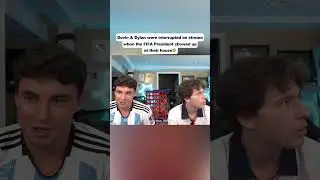 Devin & Dylan were interrupted on stream when the FIFA President showed up at their house😨