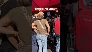 The most visited outdoor Bergen Fish Market #shorts #bergen #bryggen #norway #fishmarket #travel