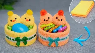 Everything ingenious is SIMPLE🐤Wonderful chickens from a TOWEL🥚Easter IDEAS easy and fast🐣