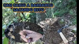 Encontré esto en la orilla de una barranca -  buscando tesoros#oro #tesoros#playa #deteccion #travel