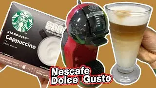Starbucks Cappuccino | How to prepare  Dolce Gusto coffee machine | NESCAFÉ by Krups 