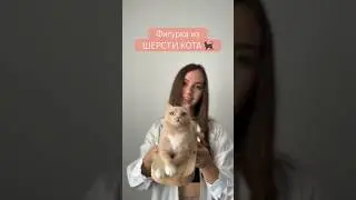 I made a cat from its own fur 🙀 What do you think? 