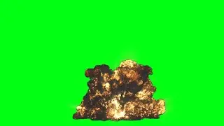 explosion fx Green screen