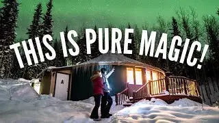 LIFE IN A MOUNTAIN YURT in ALASKA