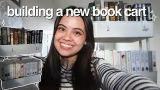 build a book cart with me 🌷