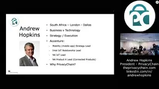 PrivacyChain: A Distributed Data Managment System - presented by Andrew Hopkins, Pres. PrivacyChain