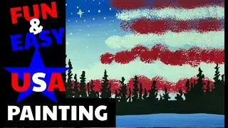 Patriotic Landscape Painting