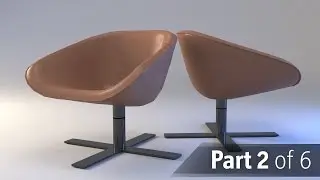 Modeling and rendering a real chair from reference in 3ds max | Part 2