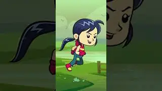 Cute Girl Running Animation (GREEN SCREEN)