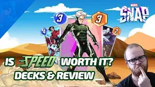 Speed is a 3 drop stat stick for Marvel SNAP - New Card Review & Decks