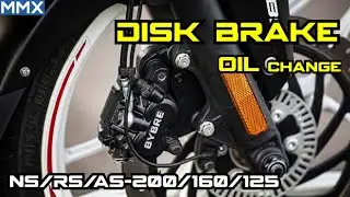 Pulsar As/Ns/RS Disk Brake Oil change | Cheap at Home